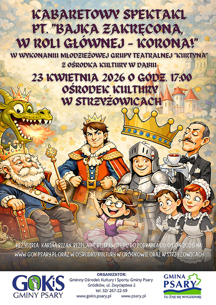 Kabaretowy Spektakl  pt. "Bajka zakręcona,  w&hellip;